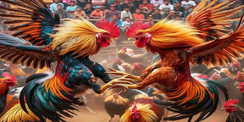 Đá gà cựa dao, cách xác định thắng thua & tính điểm